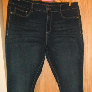 Jordache Super Skinny 18 jeans, blue denim stretch